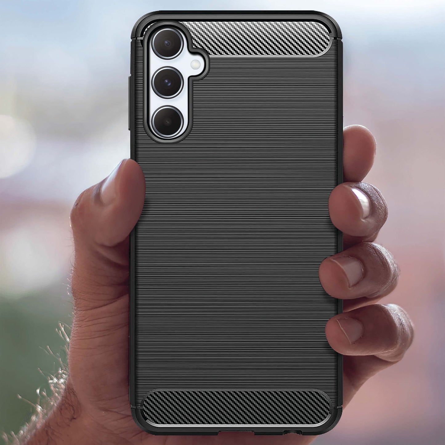 COVER CARBON LOOK per SAMSUNG GALAXY A35