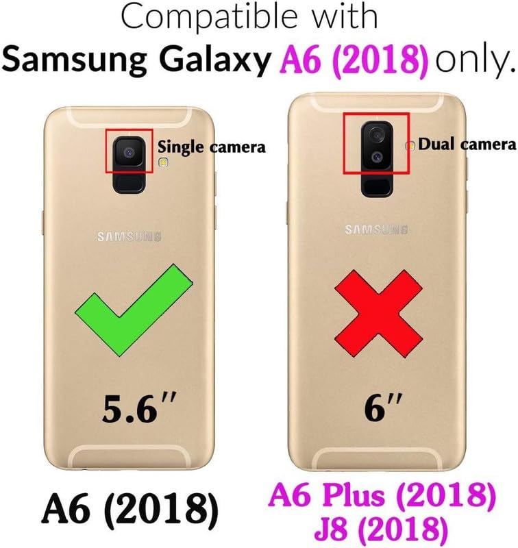 COVER CARBON LOOK per SAMSUNG GALAXY A6 2018