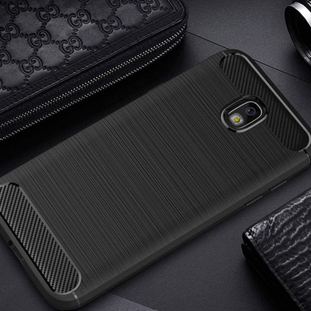 COVER CARBON LOOK per SAMSUNG GALAXY J7 2017