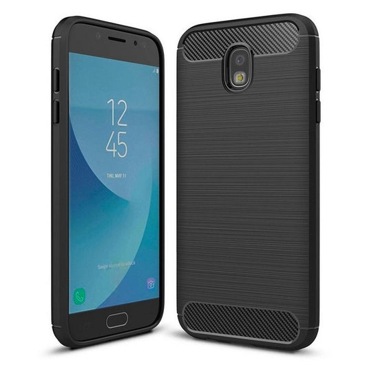 COVER CARBON LOOK per SAMSUNG GALAXY J7 2017