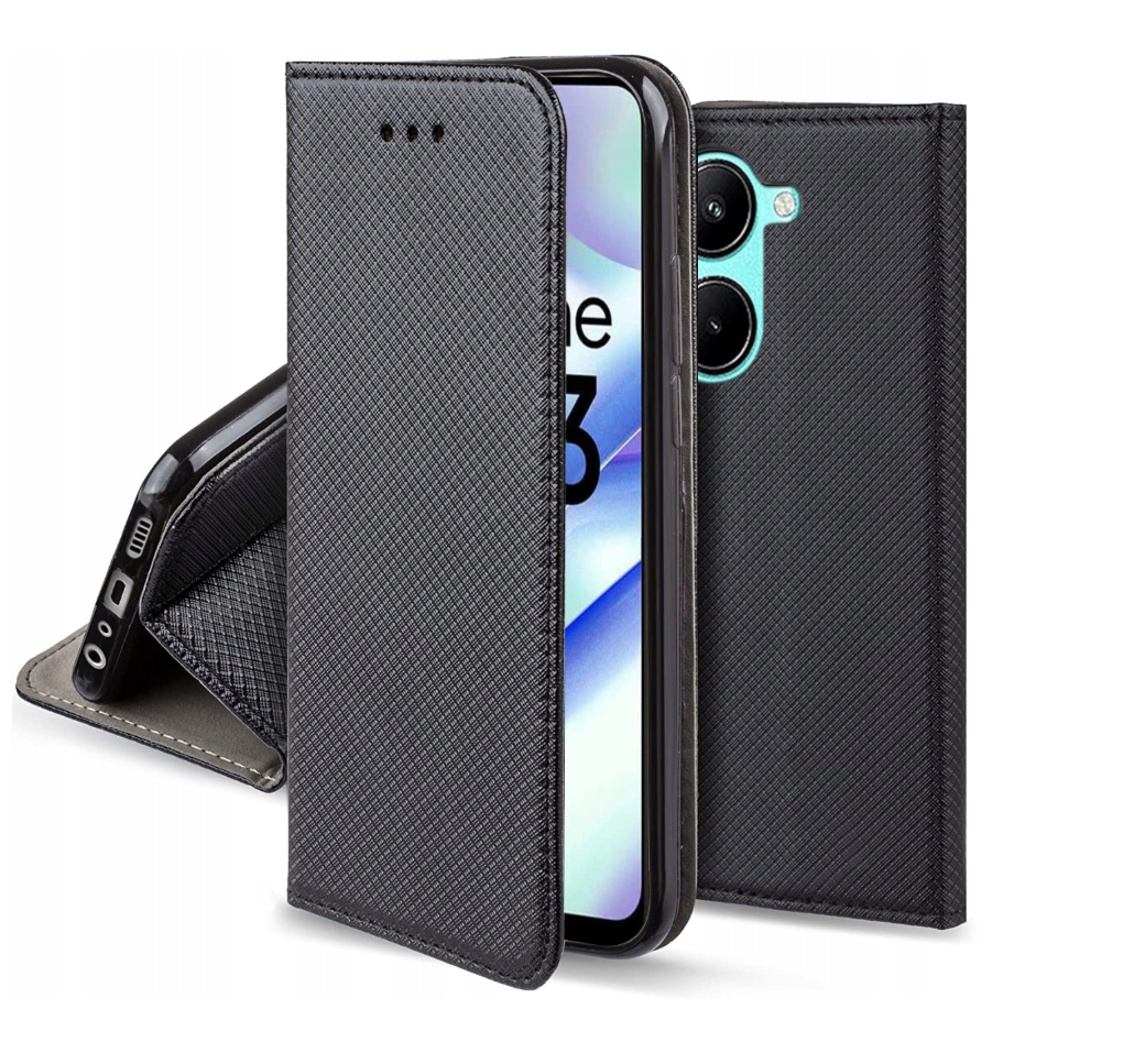 Smart Magnet Booklet Book Cover for REALME C33 