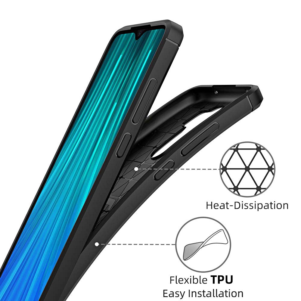 CARCASA LOOK CARBONO para XIAOMI REDMI NOTE 10 PRO