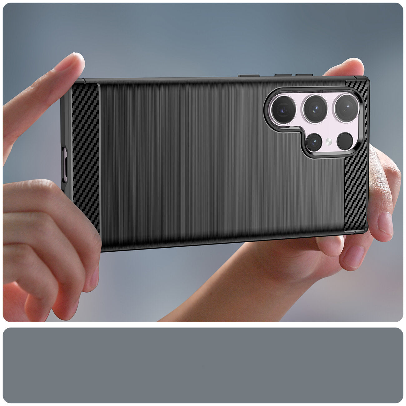 COVER CARBON LOOK per SAMSUNG GALAXY S24 ULTRA 5G