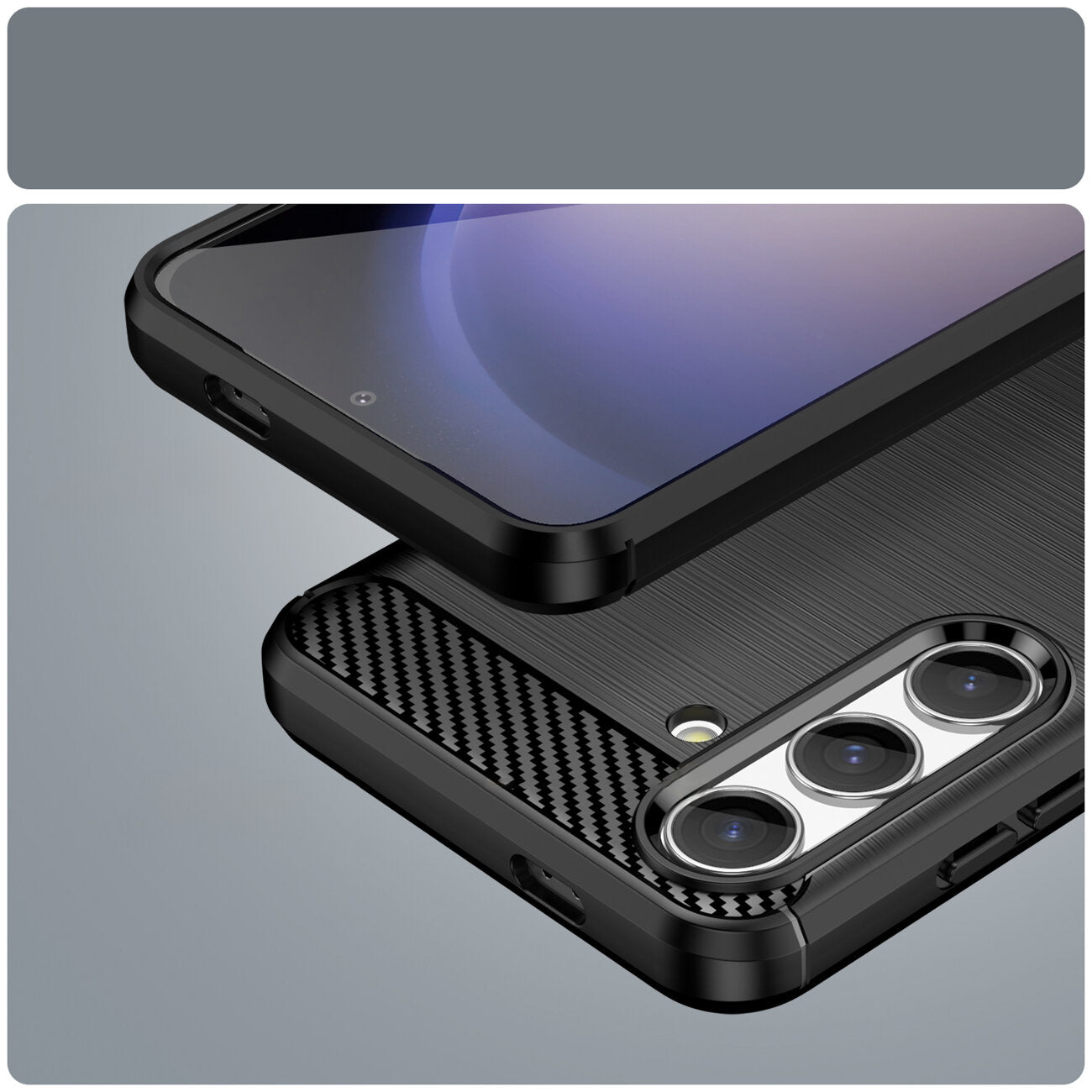 COVER CARBON LOOK per SAMSUNG GALAXY S24