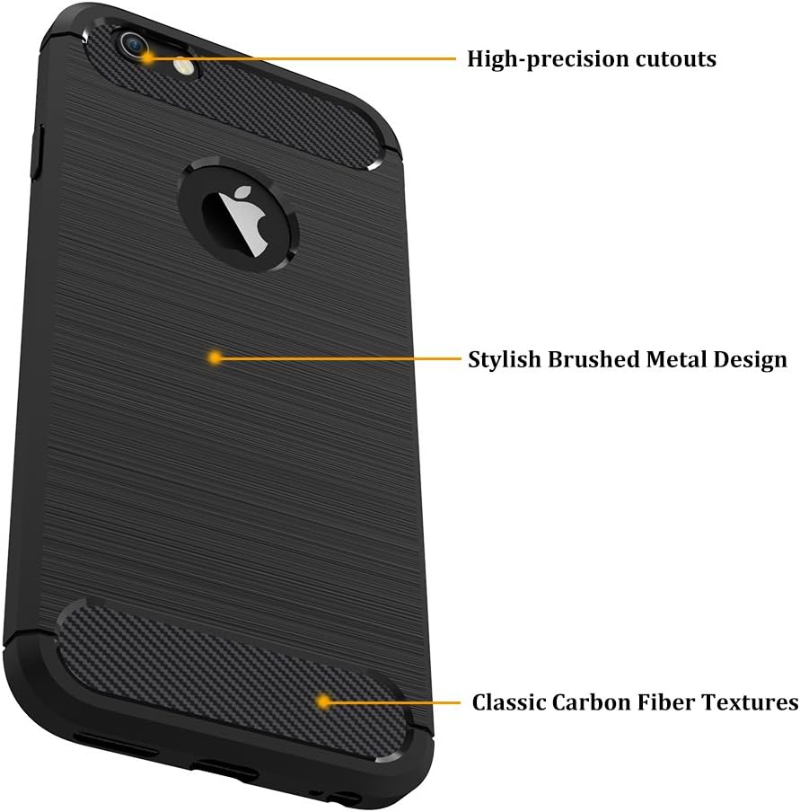 FUNDA CARBONO LOOK para APPLE IPHONE 8