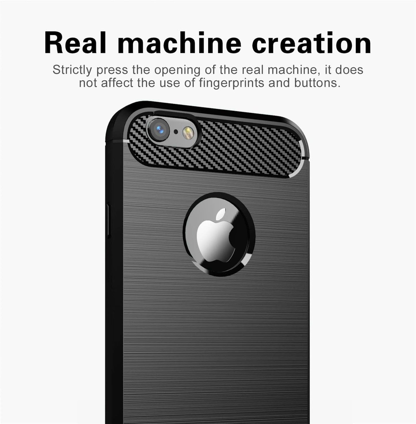 CARBON LOOK COVER for APPLE IPHONE 8