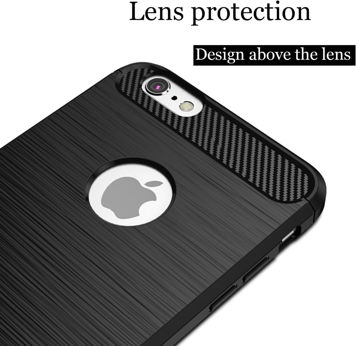 COVER CARBON LOOK per APPLE IPHONE 6 - 6S