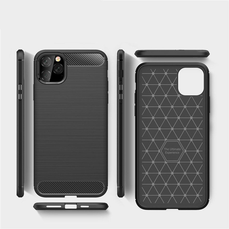 FUNDA CARBONO LOOK para APPLE IPHONE 11 PRO MAX