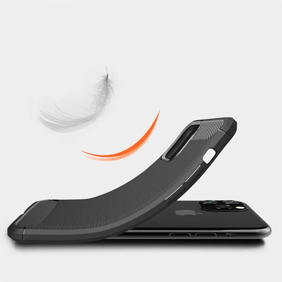 CARBON LOOK COVER for APPLE IPHONE 11 PRO MAX