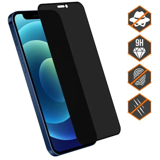 TEMPERED GLASS PRIVACY Screen Protector for APPLE IPHONE 12 PRO MAX - FULL COVERAGE