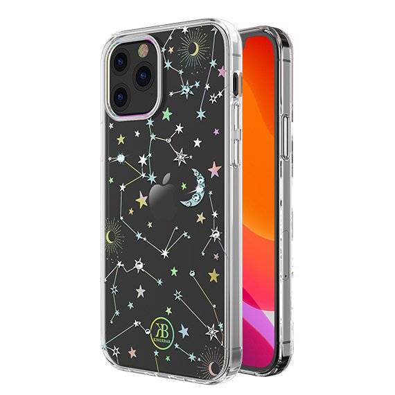 Funda cielo KINGXBAR cristal de SWAROVSKY para iPhone 12 / 12 PRO