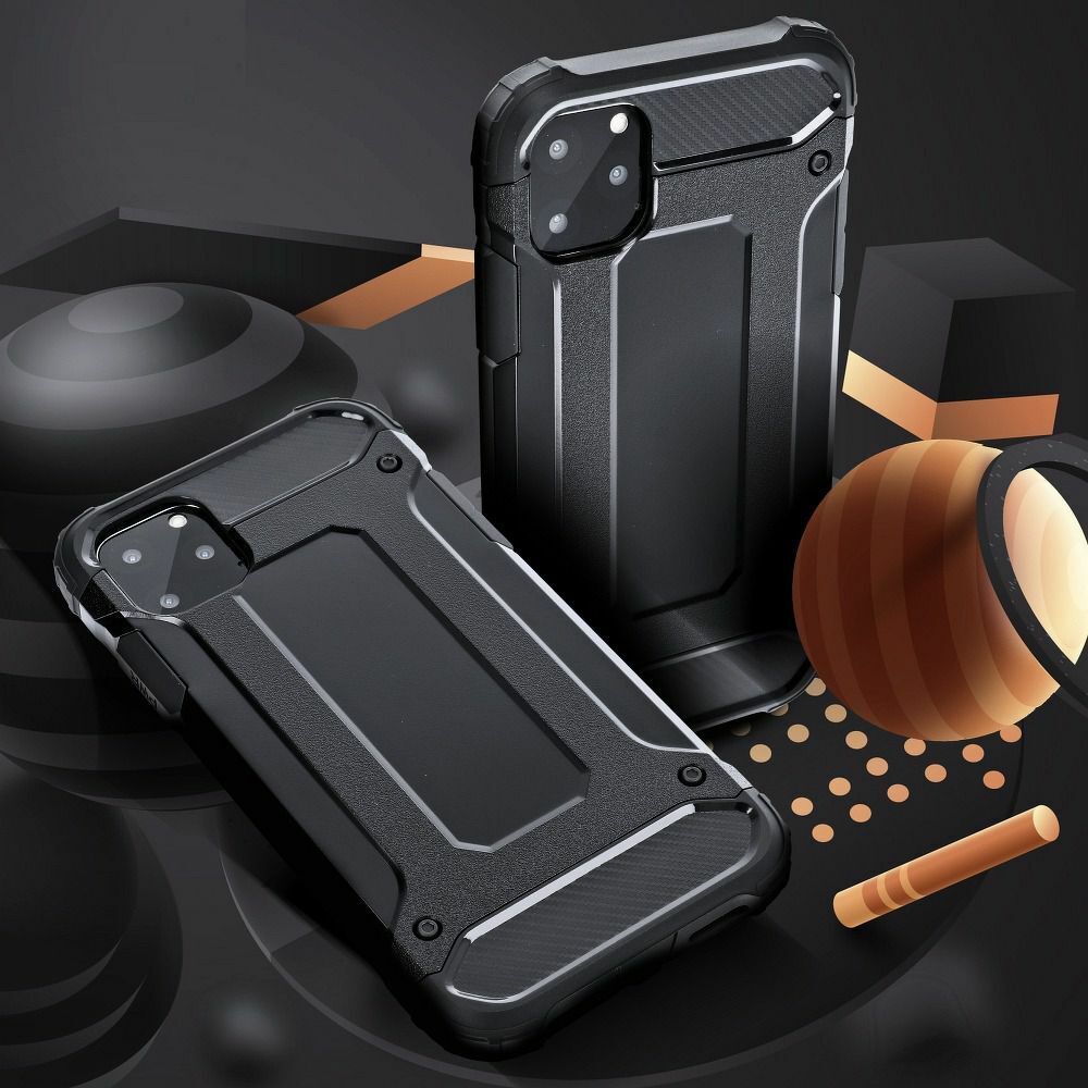 ARMORED COVER FOR IPHONE 13 PRO - STRONG ARMORED BLACK COLOR