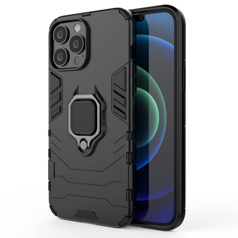 COVER DEFENDER ARMOR RING ANELLO PER APPLE IPHONE 13 PRO