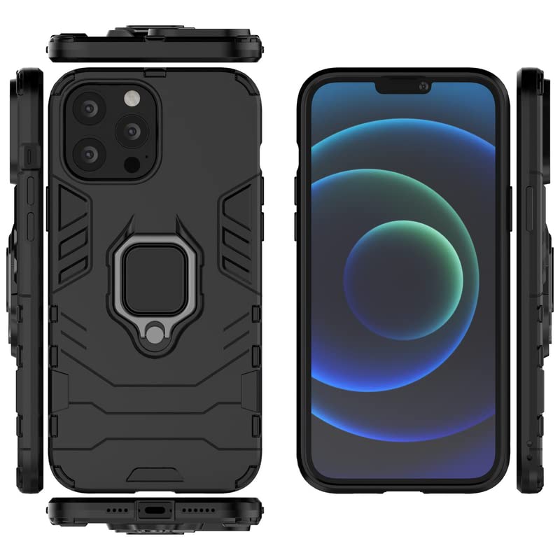 COVER DEFENDER ARMOR RING ANELLO PER APPLE IPHONE 13 PRO