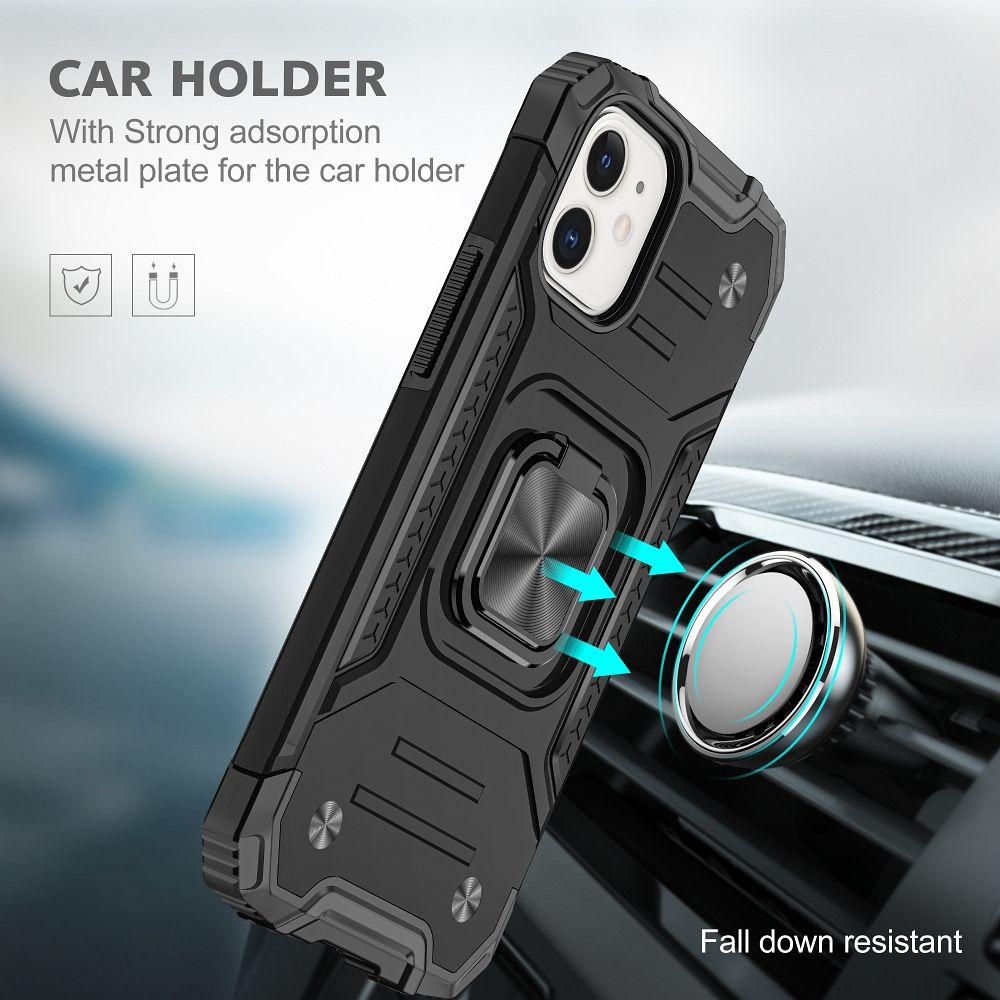 NITRO HYBRID RING ARMOR COVER CASE FOR APPLE IPHONE 13