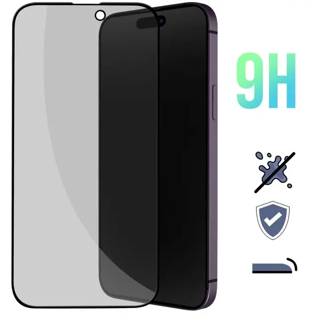 Protector de Pantalla PRIVACY VIDRIO TEMPLADO para APPLE IPHONE 14 PRO - COBERTURA TOTAL