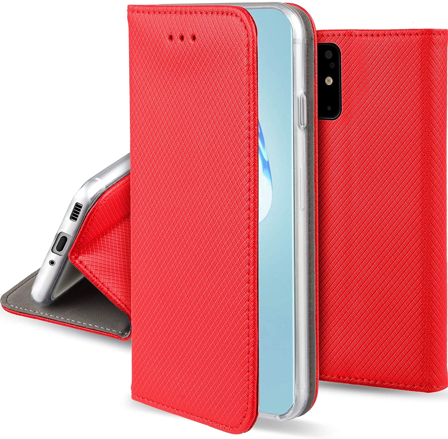 Cover libretto Smart Magnet per Samsung Galaxy S20 ROSSO