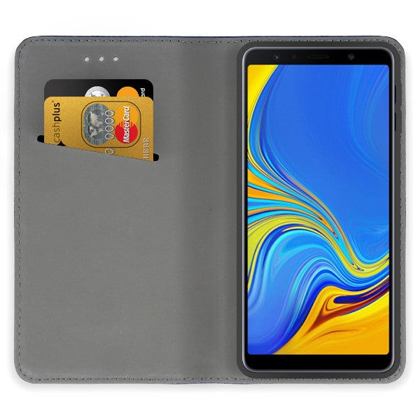 Cover libretto Smart Magnet per Samsung Galaxy A7 2018