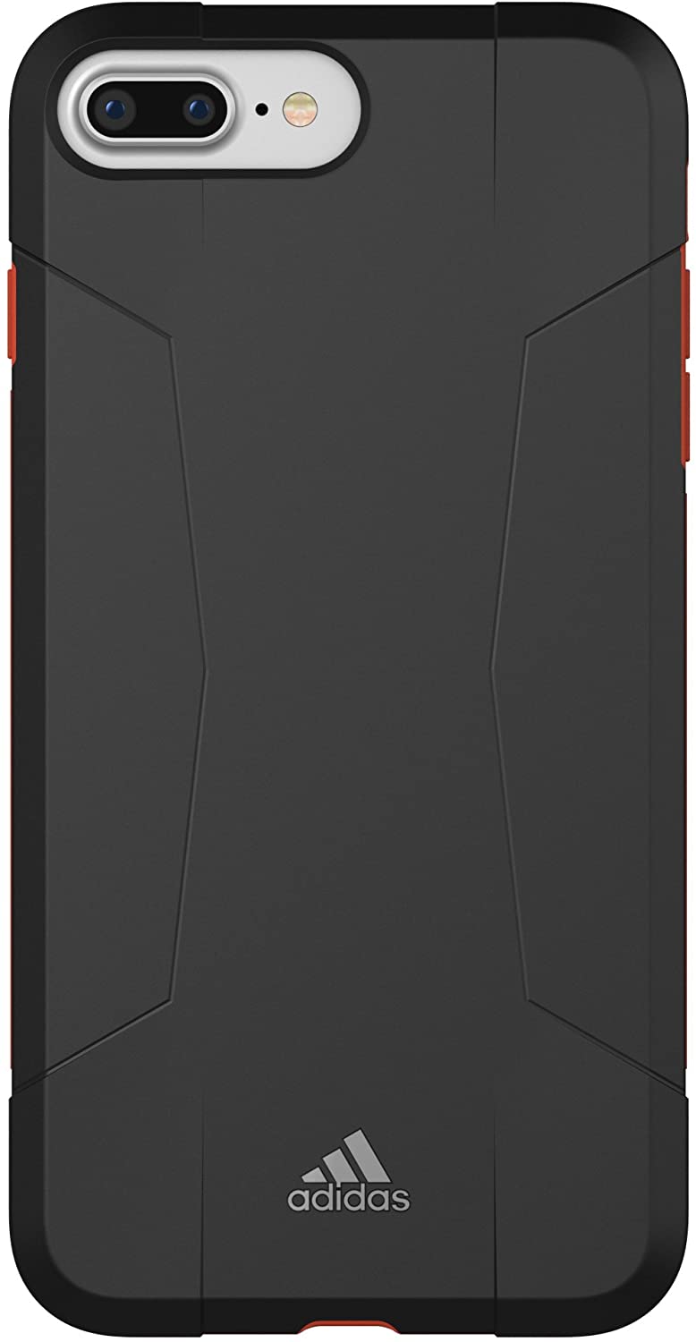 Custodia Cover ADIDAS per Apple iPhone 6 PLUS / 7 PLUS / 8 PLUS - NERO/ROSSO