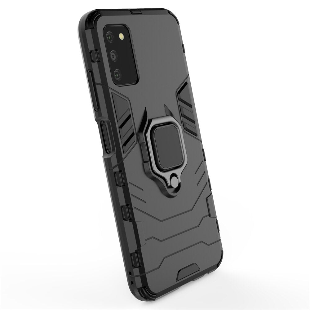 COVER DEFENDER ARMOR RING ANELLO PER SAMSUNG GALAXY A03s