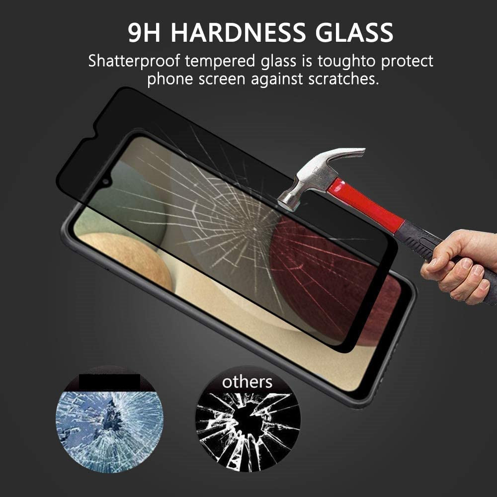 TEMPERED GLASS PRIVACY Film for SAMSUNG GALAXY A02s / A03s / A04s - FULL COVERAGE