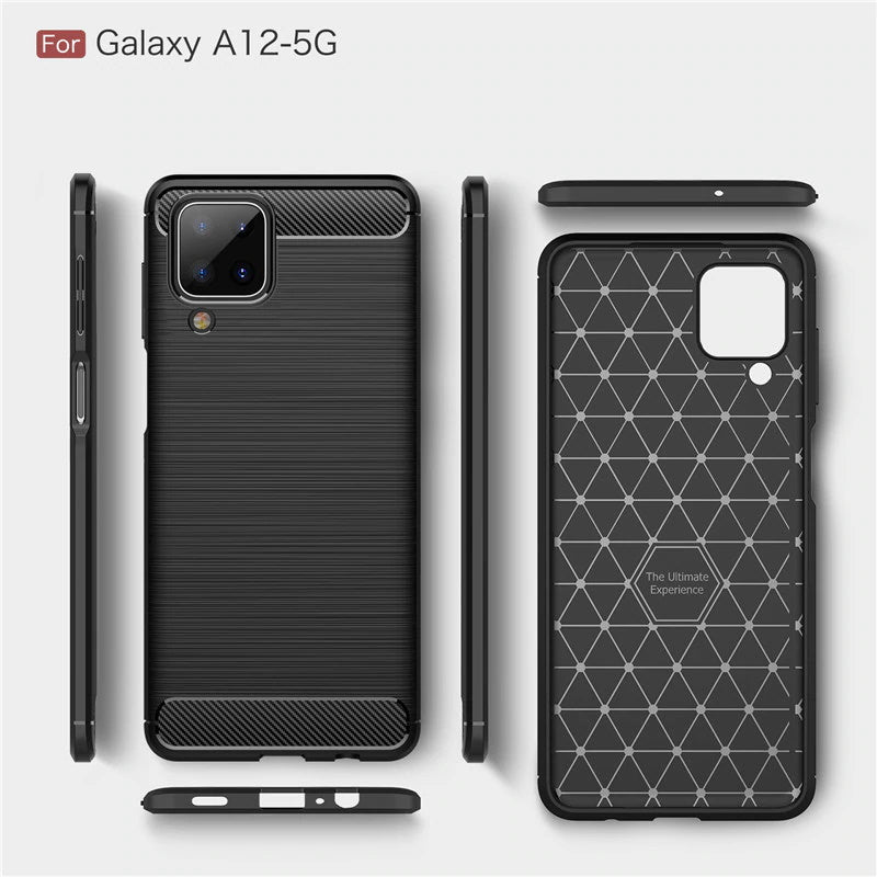 CARBON LOOK COVER for SAMSUNG GALAXY A12 5G