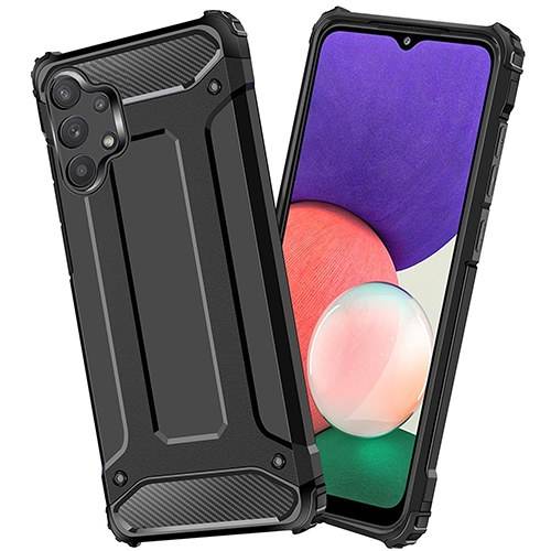 ARMORED COVER FOR SAMSUNG GALAXY A13 4G - STURDY ARMOR COLOR BLACK