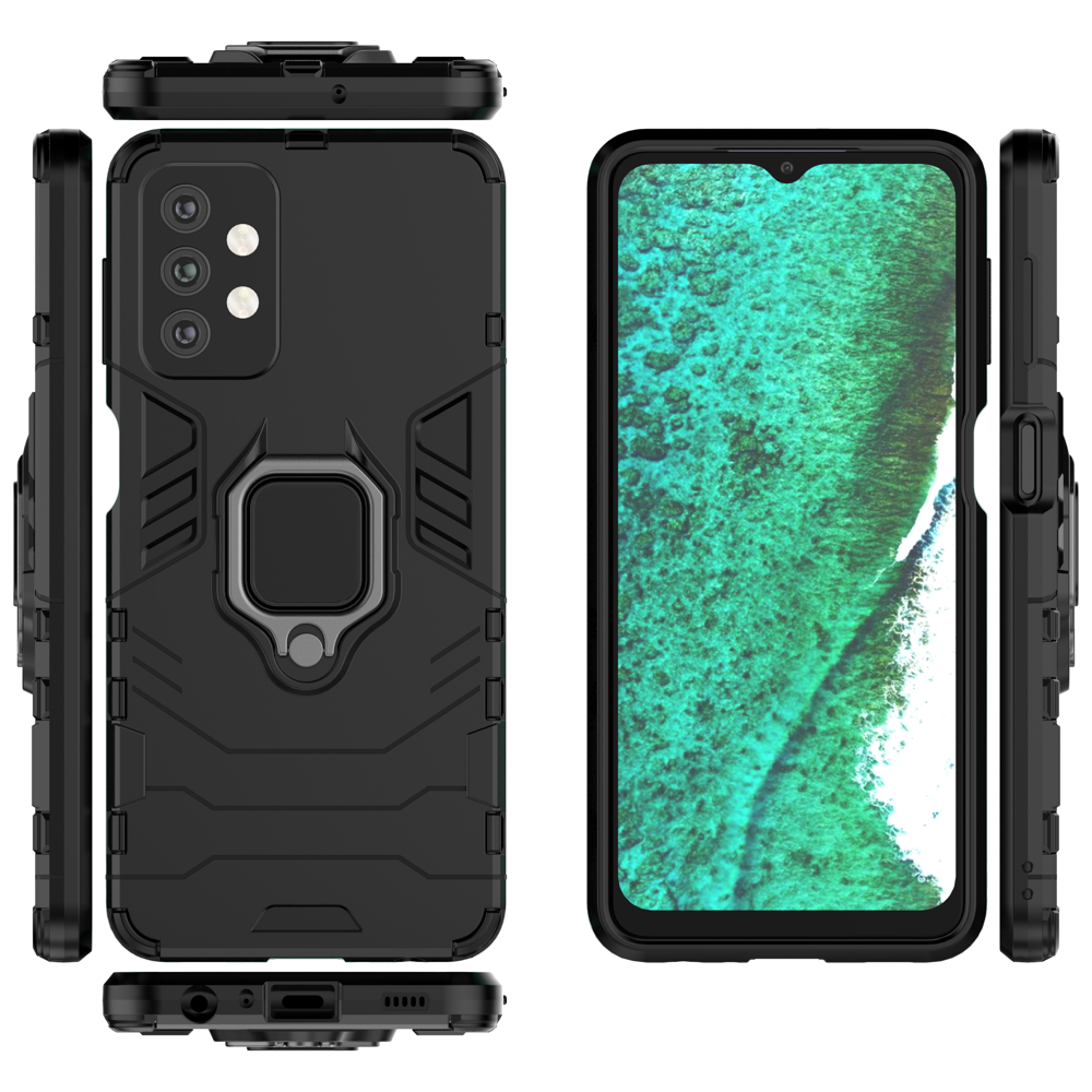 COVER DEFENDER ARMOR RING ANELLO PER SAMSUNG GALAXY A13 4G