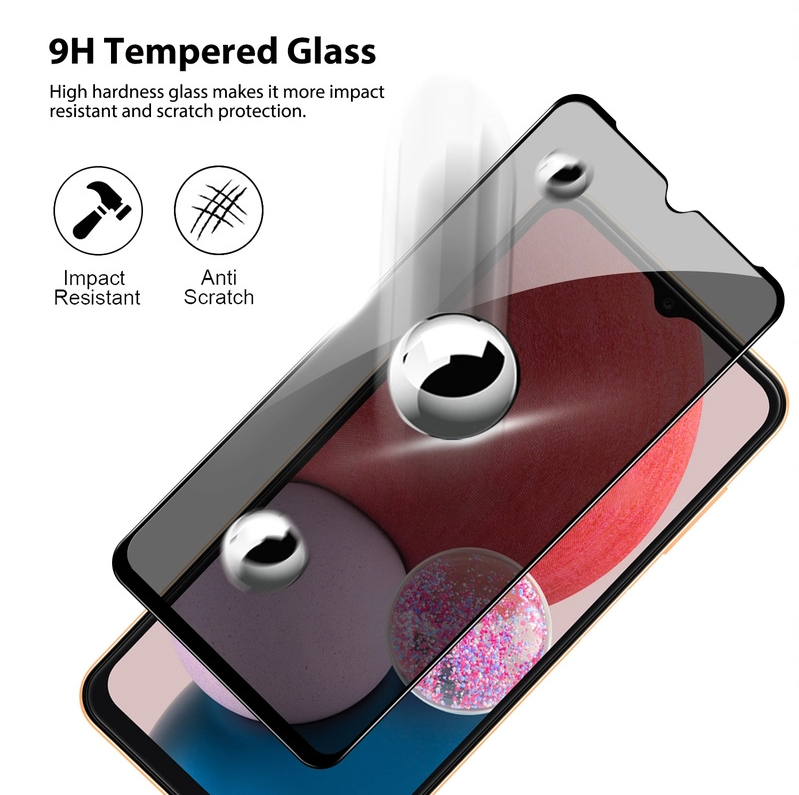 Pellicola PRIVACY in VETRO TEMPERATO per SAMSUNG GALAXY A02s / A03s / A04s - COPERTURA COMPLETA