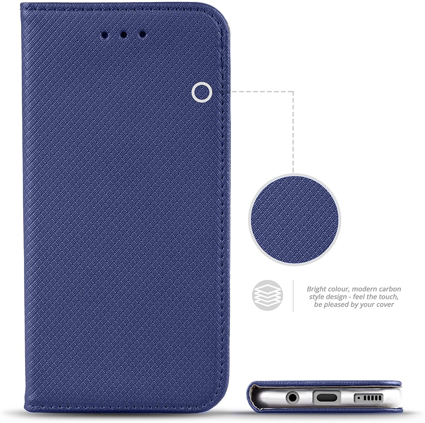 Cover libretto Smart Magnet per Samsung Galaxy A20s BLU