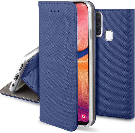 Funda tipo folleto Smart Magnet para Samsung Galaxy A20s AZUL 