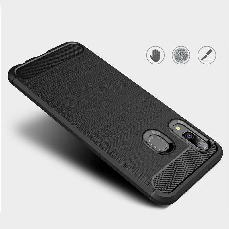 CARCASA LOOK CARBONO para SAMSUNG GALAXY A20e