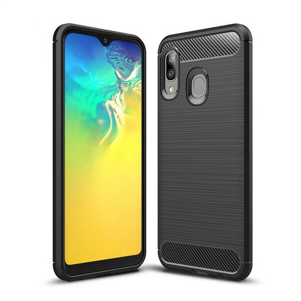 COVER CARBON LOOK per SAMSUNG GALAXY A20e