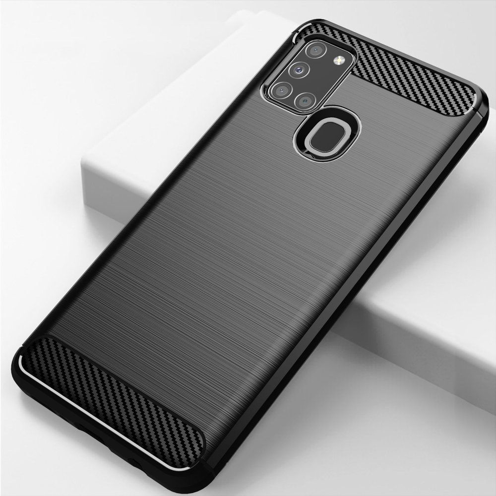 COVER CARBON LOOK per SAMSUNG GALAXY A21S