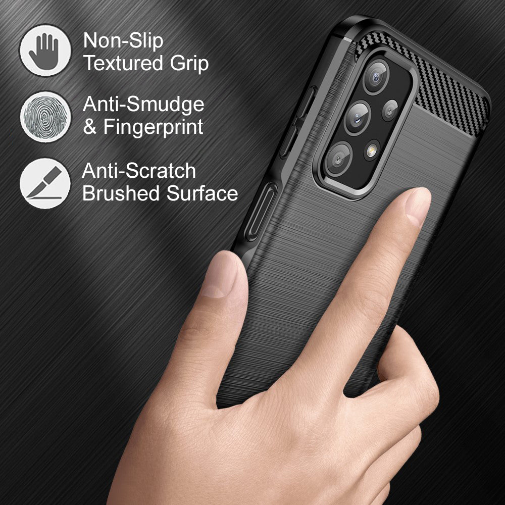 COVER CARBON LOOK per SAMSUNG GALAXY A23 5G