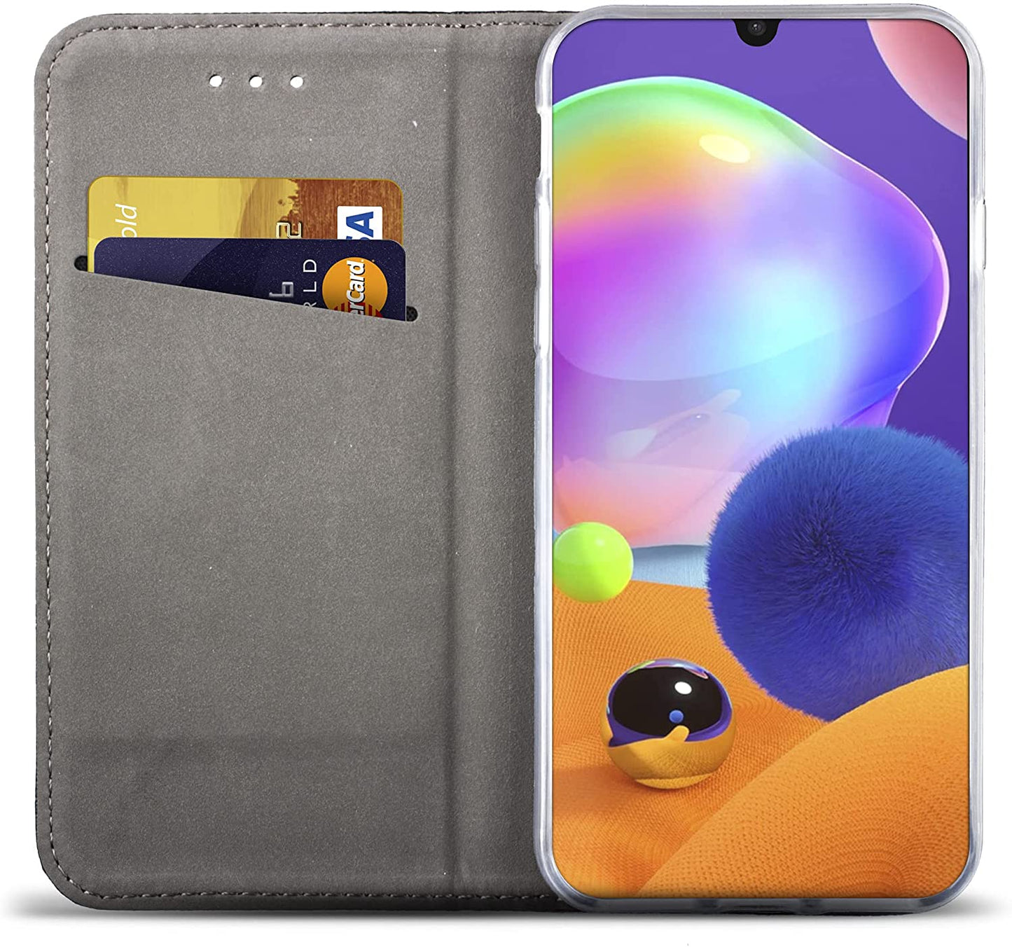 Cover libretto Smart Magnet per Samsung Galaxy A31 BLU