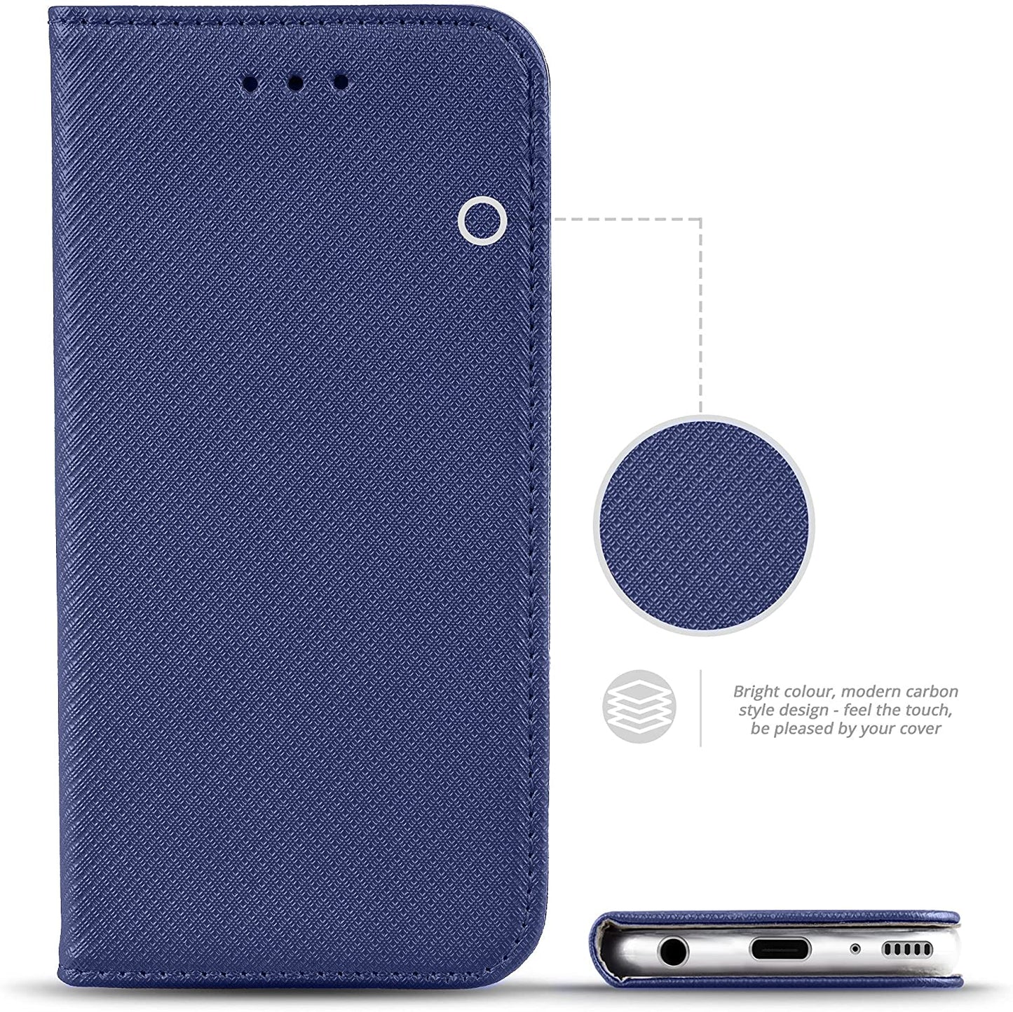 Cover libretto Smart Magnet per Samsung Galaxy A31 BLU