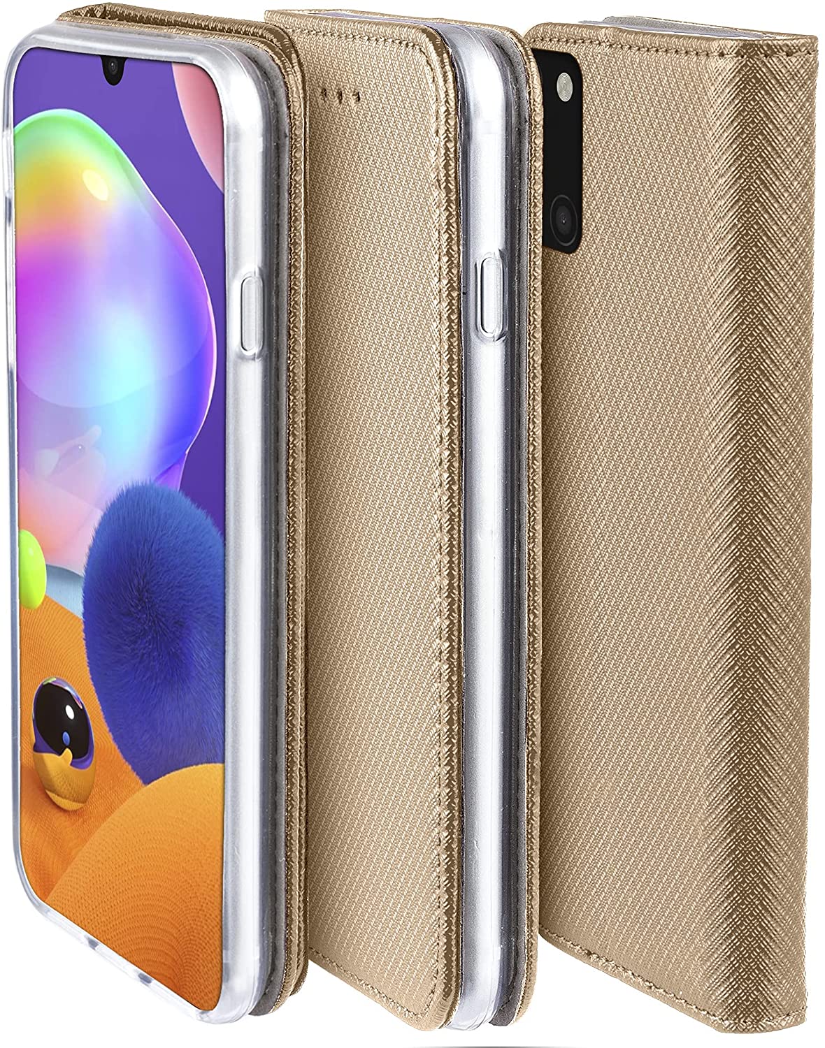 Smart Magnet booklet cover for Samsung Galaxy A31 GOLD 