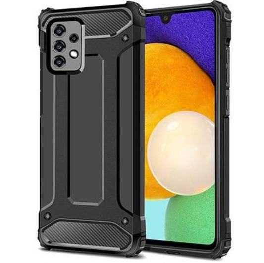 FUNDA BLINDADA PARA SAMSUNG GALAXY A23 4G/5G - COLOR NEGRO ARMADURA RESISTENTE