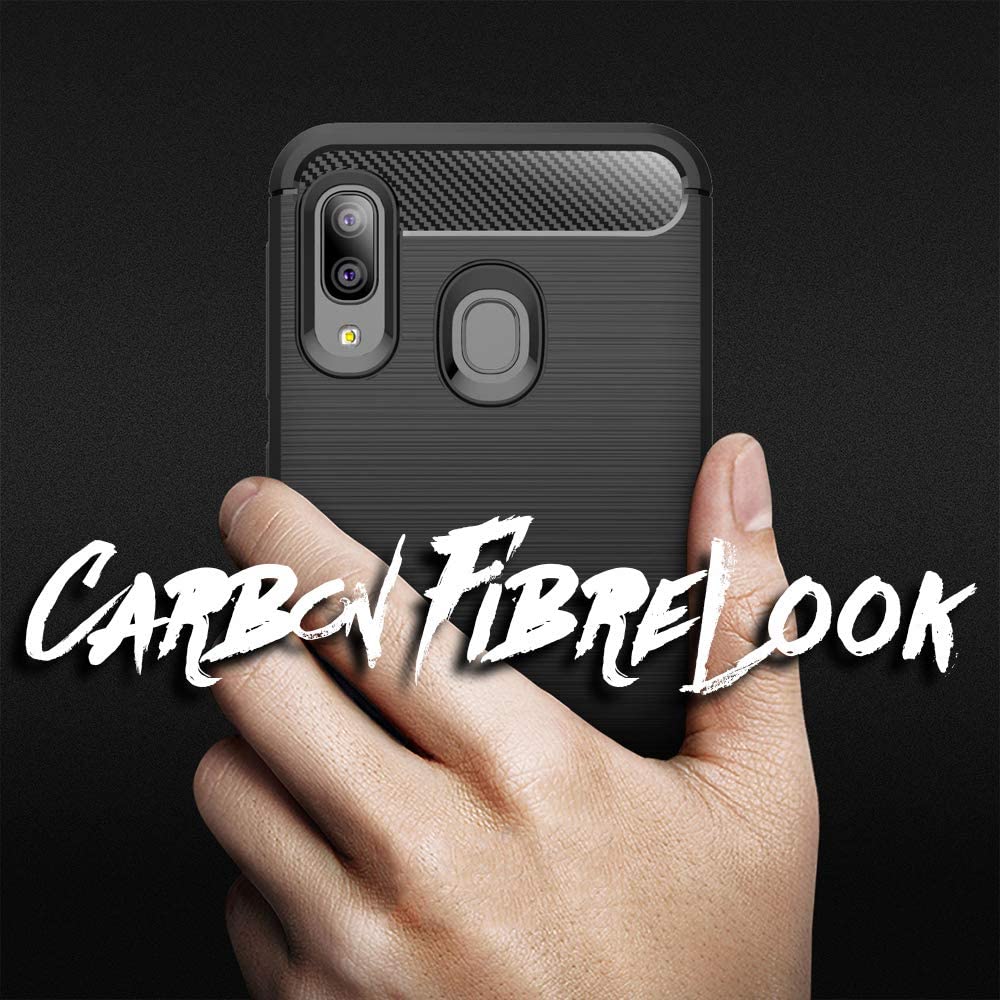 CARCASA LOOK CARBONO para SAMSUNG GALAXY A40