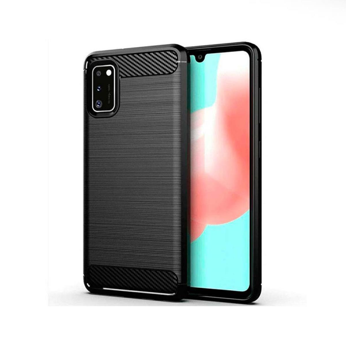 COVER CARBON LOOK per SAMSUNG GALAXY A41