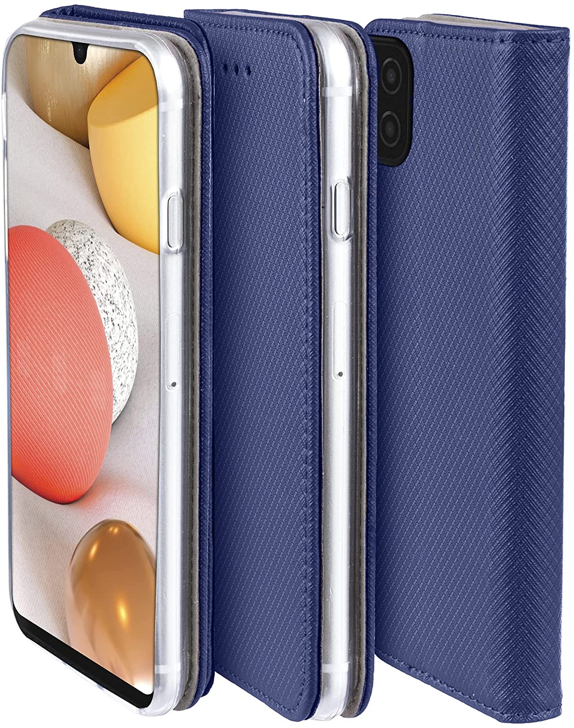 Funda tipo folleto Smart Magnet para Samsung Galaxy A42 5G AZUL 