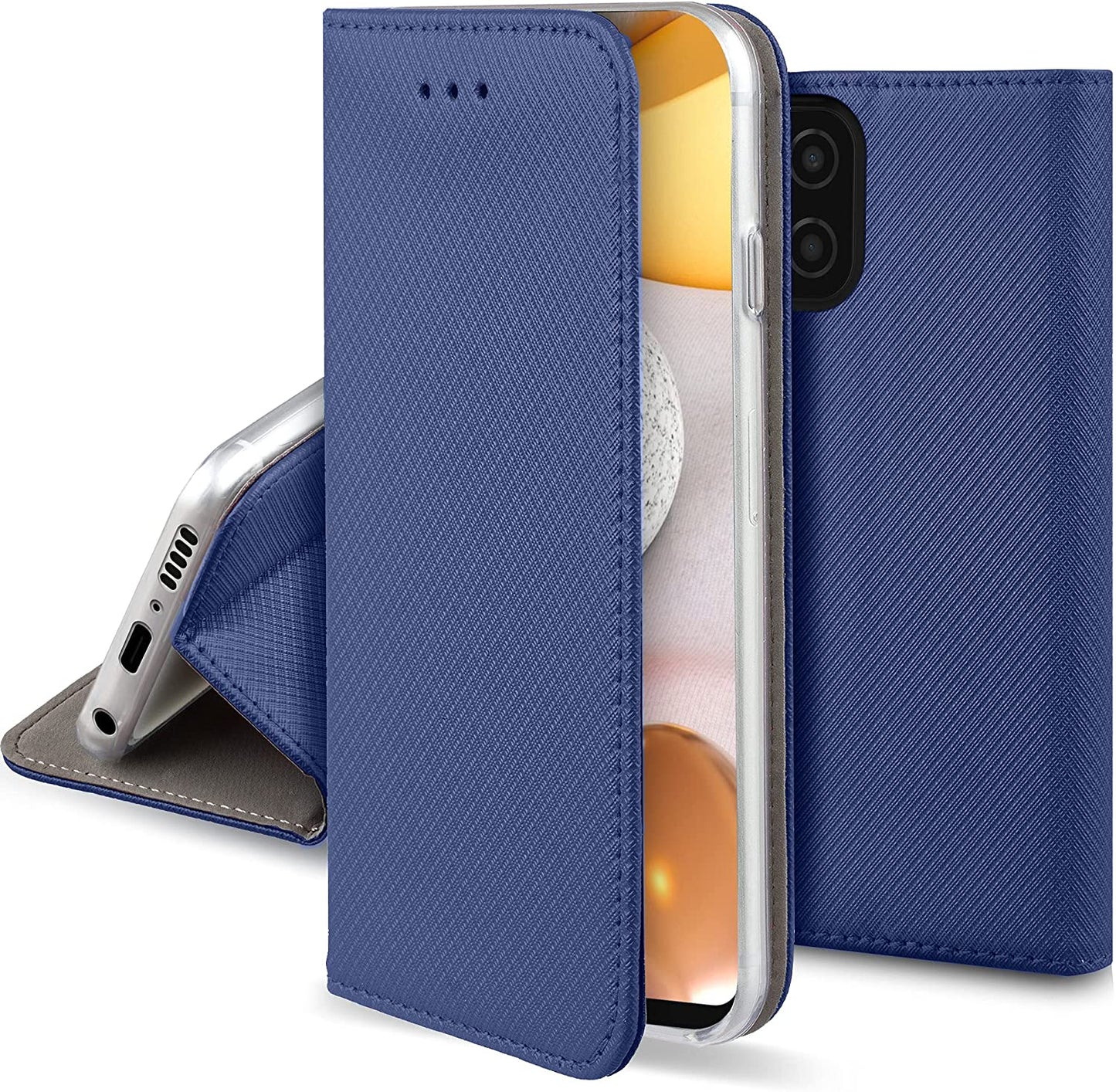 Cover libretto Smart Magnet per Samsung Galaxy A42 5G BLU