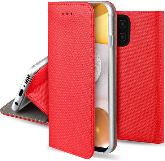 Cover libretto Smart Magnet per Samsung Galaxy A42 5G ROSSO