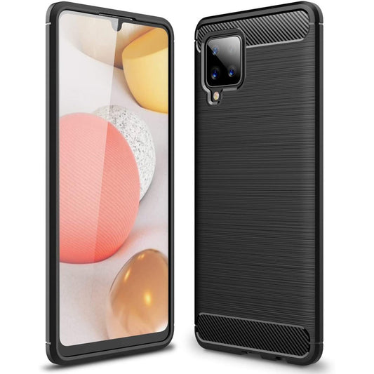 COVER CARBON LOOK per SAMSUNG GALAXY A42 5G