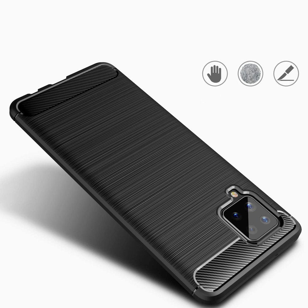 COVER CARBON LOOK per SAMSUNG GALAXY A42 5G