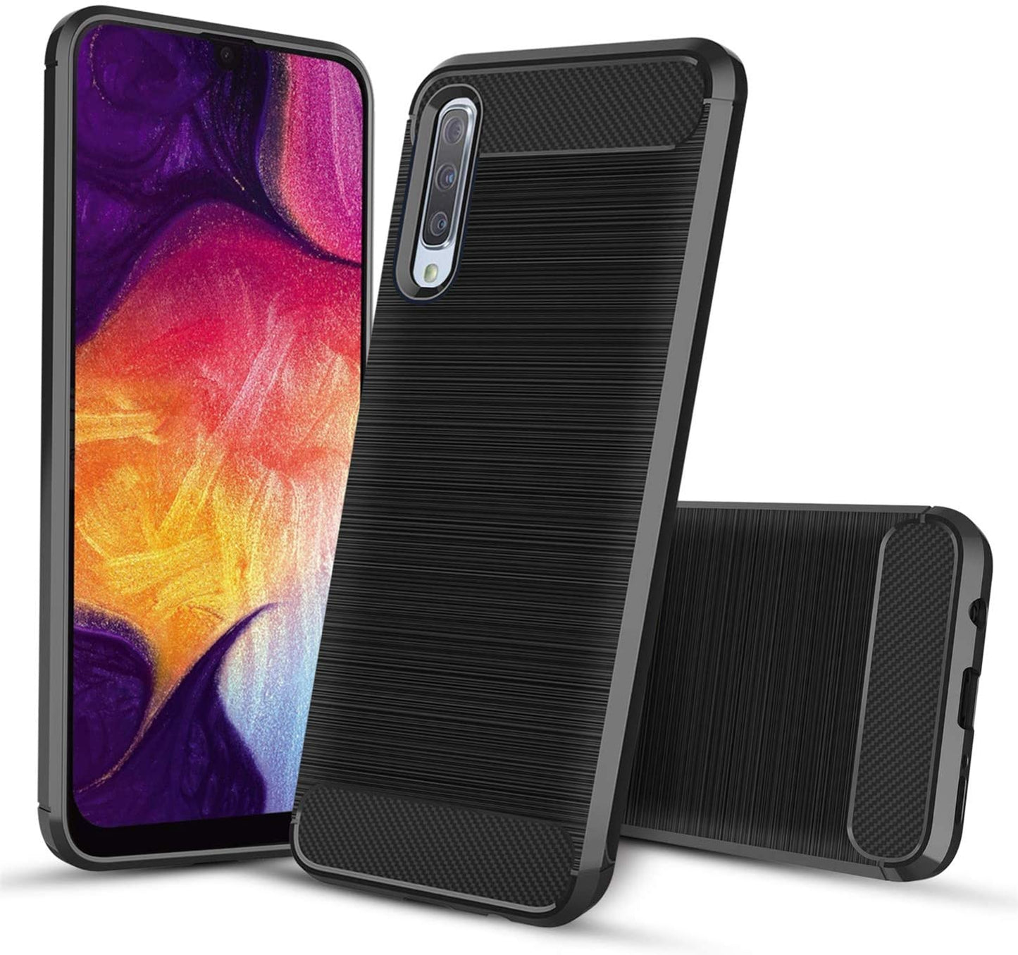 CARCASA LOOK CARBONO para SAMSUNG GALAXY A30s / A50