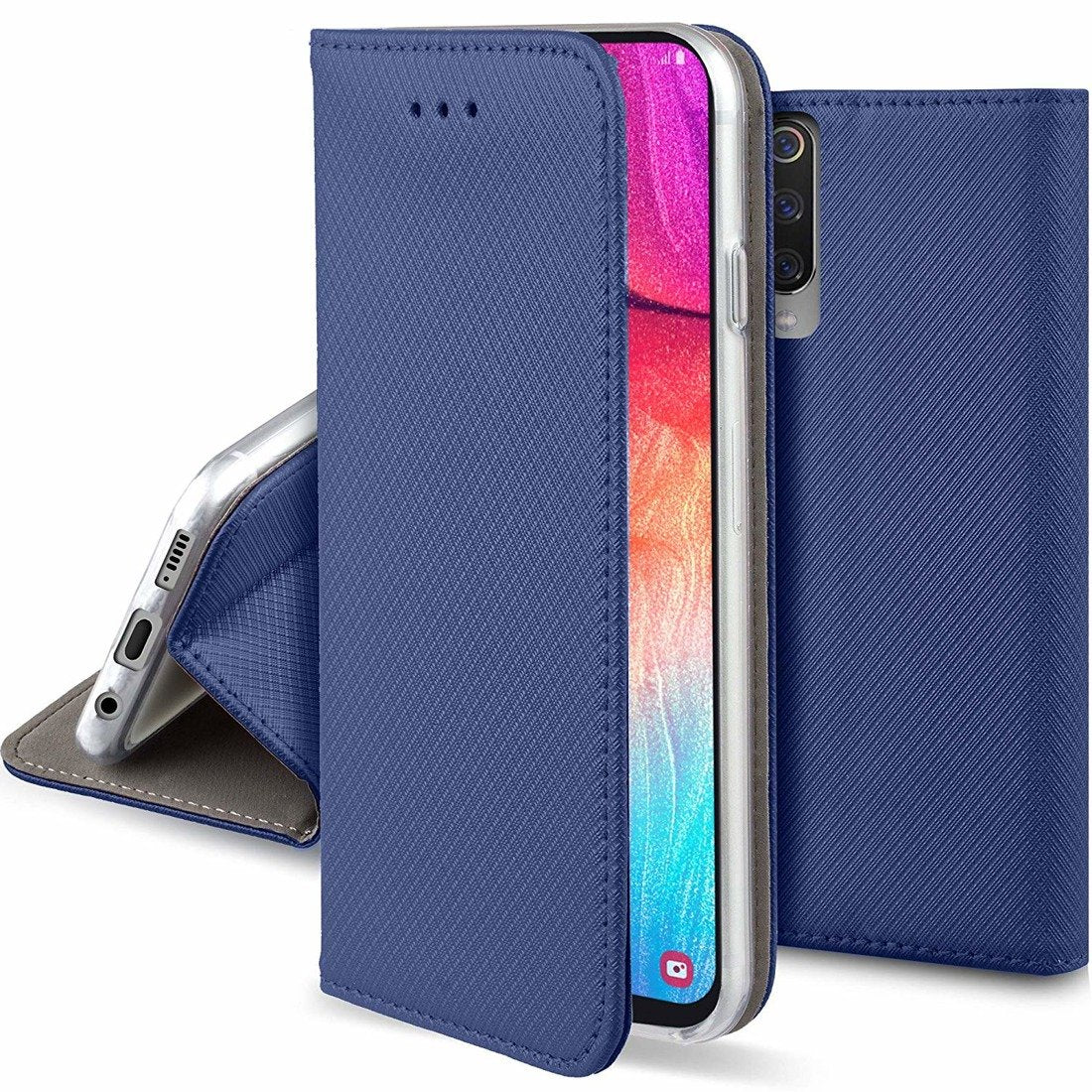 Cover libretto Smart Magnet per Samsung Galaxy A51 BLU