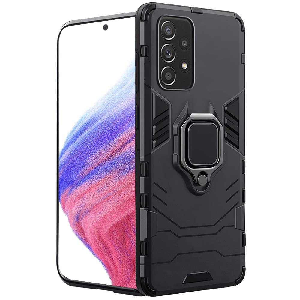 COVER DEFENDER ARMOR RING ANELLO PER SAMSUNG GALAXY A53 5G