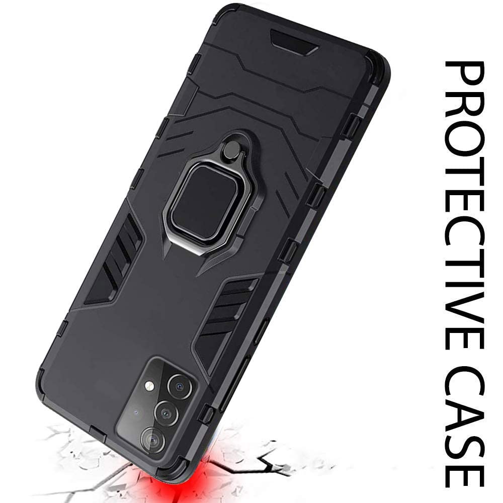 COVER DEFENDER ARMOR RING ANELLO PER SAMSUNG GALAXY A53 5G